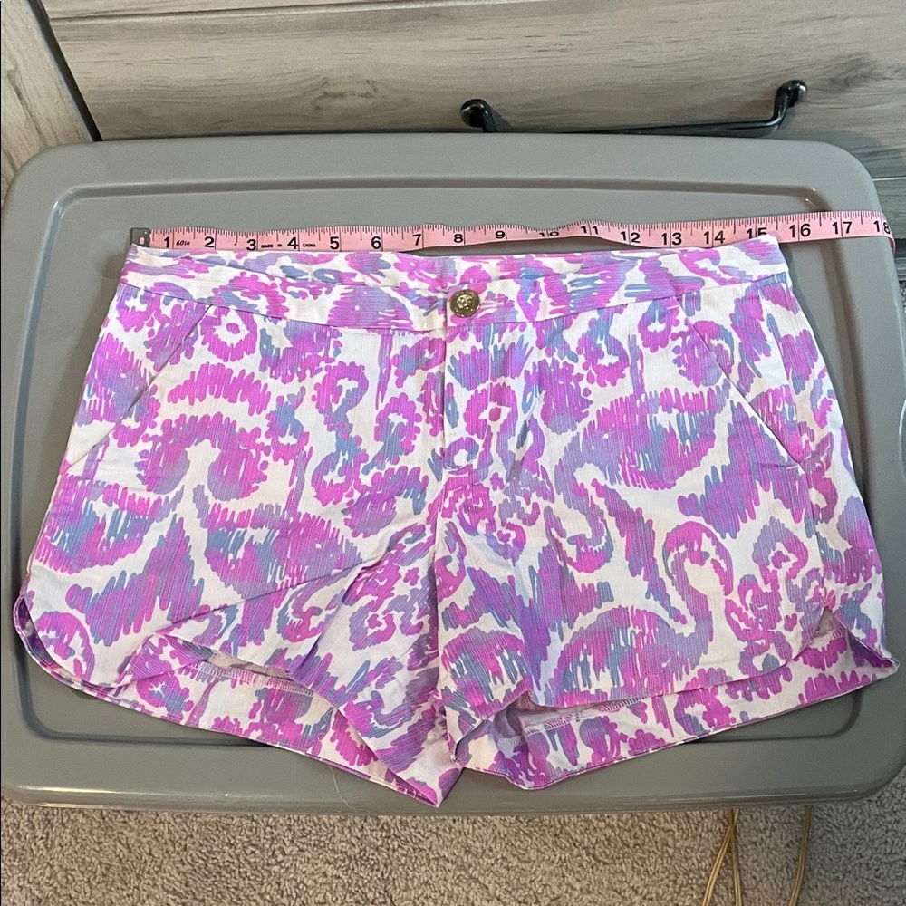 Lilly Pulitzer Adie flamingo print shorts 2
